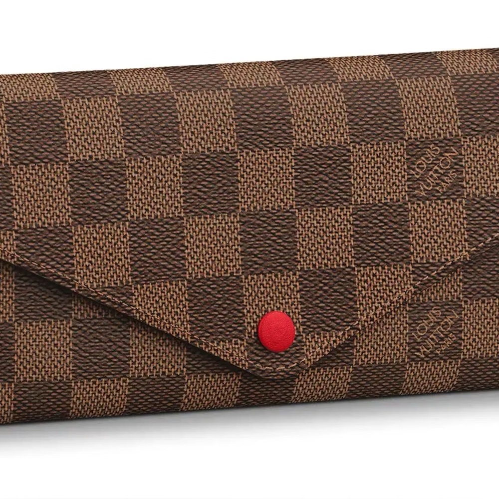 Louis Vuitton Josephine Wallet
Damier Ebene Red Lining